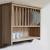 Wall Mounted Dish Rack Cabinet