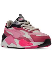 Great savings & free delivery / collection on many items. Puma Women S Rs X3 Puzzle Casual Sneakers From Finish Line Rapture Rose Peony White Sneakers Casual Sneakers Puma Women