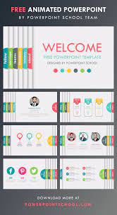 Free Powerpoint Template Powerpoint Tutorial Best Powerpoint Presentations School Powerpoint Templates