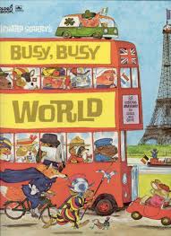 Born in boston in 1919, richard scarry spent five years creating graphics for the u.s. Busy Busy World By Richard Scary I Loved This Book As A Child Richard Scarry Childhood Books Scarry
