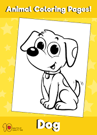 If you would like to print the picture to color with crayons, simply save and print it, using the save icon, before coloring online. Dog Coloring Page Animal Coloring Pages 10 Minutes Of Quality Time