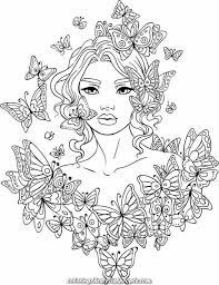 Explore 623989 free printable coloring pages for your kids and adults. Ausgezeichnete Schone Erwachsenen Farbung Butterfly Girl Coloring Pages Au Mandala Coloring Pages Coloring Pages For Teenagers Butterfly Coloring Page