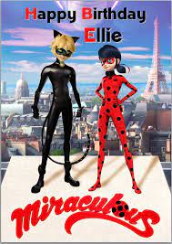 3 29 Gbp Miraculous Ladybug Cat Noir Birthday Card A5 Personalised With Own Words Eba Miraculous Ladybug Comic Miraculous Ladybug Poster Miraculous Ladybug