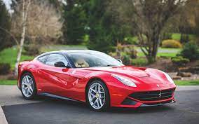 Built in 1947, the 125 s was the very first car to wear the ferrari name. Download Wallpapers Ferrari F12 Berlinetta Parking Supercars Red Ferrari F12 Berlinetta Ferrari Besthqwallpapers Com Ferrari F12 Ferrari F12berlinetta Super Cars