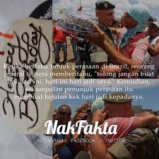 Bahkan digunting buat serbet di dapur pun. Nak Fakta ×'×˜×•×•×™×˜×¨ Nakfakta Nakbebel Ketika Tunjuk Perasaan Di Brazil Seorang Jeneral Tentera Memberitahu Tolong Jangan Buat Hal