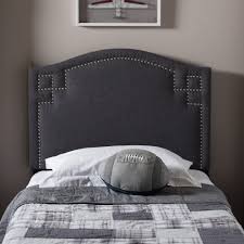 This dreamy twin nail trim platform bed is all about understated elegance. Taylor Olive Founders Kids Twin Size Upholstered Headboard On Sale Overstock 20543676