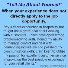 Tell Me About Yourself The Right Answer Job Interview Advice Job Interview Tips Job Interview Preparation
