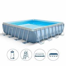 Square Ground Swimming Pool With 3 Layers Pvc Idfdesign