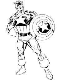 Captain america coloring pages the first avenger is a fictional superhero he searched the most on google for coloring page subject with parents often looking for captain america coloring sheets. 30 Printable Captain America Coloring Pages
