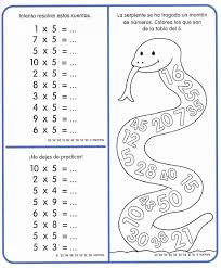 Tablas De Multiplicar Kids Math Worksheets Multiplication Facts Worksheets Math For Kids