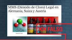 ¿su uso oral está contraindicado por la oms y otras instituciones? El Dioxido De Cloro No Es Legal En Alemania Austria Y Suiza
