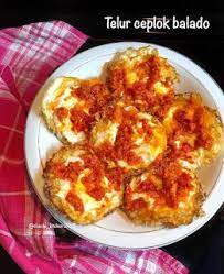 Resep Telur Balado By Cheche Kitchen Resep Telur Resep Masakan Indonesia Ide Makanan