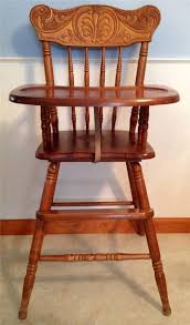 Pin By Luis Rafael Olaves On Our Antiques Misc Wooden Baby High Chair Antique High Chairs Wooden High Chairs