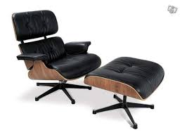 Fauteuil Repose Pied Style Eames Cuir Noir Neuf Ameublement Essonne Leboncoin Fr Eames Meuble Maison Mobilier De Salon