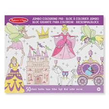 Suntem astăzi mai voioşi căci avem serbare e ziua copiilor e zi de sărbătoare. Melissa Doug Caiet Jumbo Cu Desene Pentru Colorat Printese Si Zane Ookee