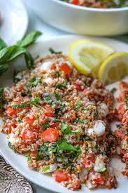 Tabbouleh Salad Recipe Recipe In 2020 Tabbouleh Salad Recipe Poultry Recipes Middle Eastern Recipes Vegetarian