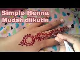 Cara mudah membuat tattoo henna. 80 Gambar Henna Gampang Ditiru Terlihat Keren Gambar Pixabay