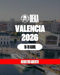 Cartel oficial de Deka Valencia 2026 — 18 de abril de 2026 en Valencia, Valencia