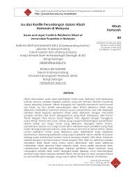 Btw, puan ke yang wassap saya berkaitan hal ini? Pdf Isu Dan Konflik Perundangan Dalam Hibah Hartanah Di Malaysia