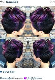 You can attract everyone's eyes by choosing the right style there are so many hairstyles that you can count as funky haircuts, but all of these may not suit you. Pin On Purple Short Hairstyles