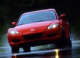 'the instruments lie dormant until you twist the key and bring them to life; Mazda Rx 8 Durstiger Exot Manager Magazin