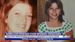 Police have today announced a $2 million reward over the disappearance and  suspected murders of two teenage girls in the Lake Macquarie region of New  South Wales., Eighteen-year-old Robyn Hickie and ...