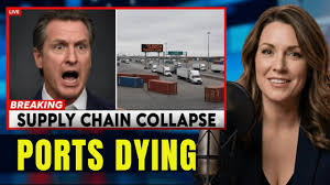 California Governor DESTROYS Supply Chain as 70,000 Truckers FLEE the State  - YouTube