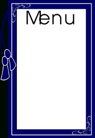 Awesome Blank Menu Clipart Baggrunde Pinterest Menu And Food Menu Inside Blank Menu Clipart19968