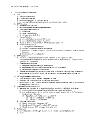 Some of the worksheets for this concept are dna base pairing work, dna and replication work, dna base pairing work answers, the components structure of dna, lesson plan dna structure, chapter 6 the structures of dna and rna, dna the genetic material, hs ls1 1 protein synthesis practice. Exam 4 Study Guide Dna Structure And Replication Biol 1103 Docsity