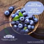 Making Blueberry Fudge