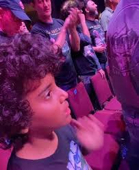 Miles and Jon Anderson’s son Damion, hanging out after the Jon Anderson &  the Band Geeks show last night in Montclair, NJ. Hearing these two sing  “Yours Is No Disgrace” together acapella was a really ...