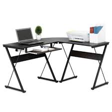 My son and i assembled a furinno a frame computer desk model 14054. Furinno Besi Espresso L Shape Metal Frame Computer Desk Home Depot Inventory Checker Brickseek