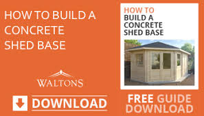 Pouring a concrete slab is the best way to get a very solid floor. How To Build A Concrete Shed Base Waltons Blog Waltons