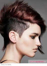Partially Shaved Hairstyles For Women Chic Undercut Short Hair Style Makeup Tips And Fashion Half Shaved Hair Short Punk Hair Punk Hair