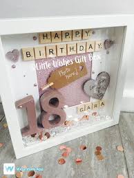 30th Birthday Presents For Him Uk Rose Gold 16th 18th 21st 30th 40th Birthday Personalised Box Frame Photo Frame Happy Birth In 2020 Box Frames Celebration Box Personalized Birthday