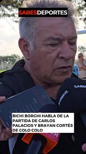 Claudio Borghi habla de la salida de Carlos Palacios y Brayan Cortés de  Colo Colo., El DT de las leyendas de Colo Colo que enfrentarán a River  Plate no quedó conforme con la decisión del portero de ir ...