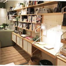 Pin By Same Fly On My Appart Ikea Home Office Bookshelves In Living Room Ikea Svalnas