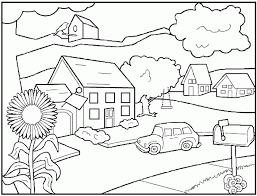 Help your kids celebrate by printing these free coloring pages, which they can give to siblings, classmates, family members, and other important people in their lives. House Pictures For Kids Coloring Home