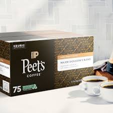 It is made from organic coffee beans from three different locations around the world. Peet S Coffee Major Dickason S Blend K Cup Pod 75 Count Costco