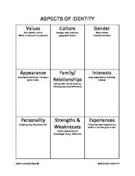 aspects of identity chart