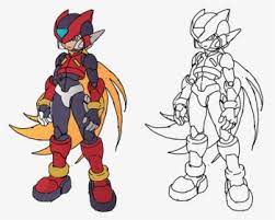 , hanumashīn) is a member of hidden phantom 's cutting shadow squadron in the mega man zero series. Zero Draw Mega Man Zero Hd Png Download Kindpng