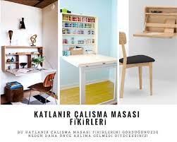 kucuk calisma odalari icin 14 farkli katlanir calisma masasi fikirleri fikirler ev icin ev dekorasyonu