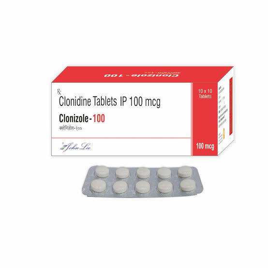 Clonizole 100; Clonidine Hydrochloride IP 100 Mg: Blood pressure