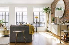 West Elm Just Launched Stylish Backgrounds For Zoom Video Meetings Living Room Background Brooklyn Apartment City Kitchen Design
