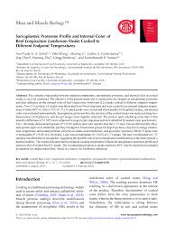 What exactly do they mean by clarified butter? Pdf Sarcoplasmic Proteome Profile And Internal Color Of Beef Longissimus Lumborum Steaks Cooked To Different Endpoint Temperatures