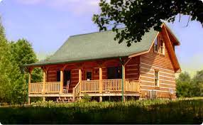 The rock ridge log cabin sits atop a ridge overlooking a valley so you can just picture the amazing views from it. Running Buffalo Cabin In The Heart Of Brown County In