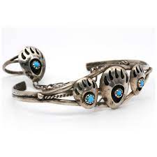 Sterling Silver Bear Claw Hand Chain - Treasures Of Ojai