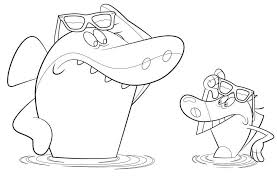 Sinbad the sailor mate marina coloring pages to color, print and download for free along with bunch of favorite sinbad the sailor coloring page for kids. Zig With Sharko Coloring Page Free Printable Coloring Pages For Kids