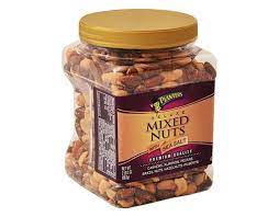 Planters Deluxe Mixed Nuts With Sea Salt Mixed Nuts Nutritious Snacks Fast Snack