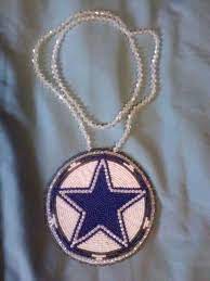Dallas Cowboy Beaded Medallion Beadwork Designs Beading Patterns Bead Loom Patterns
